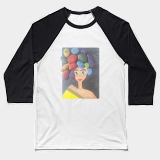 COLORFUL GIRL Baseball T-Shirt